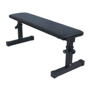 Flat Weight Bench Utility Workout Adjustable Height Bench for Strength Training Exercise & Home Fitness,Comfortable Design