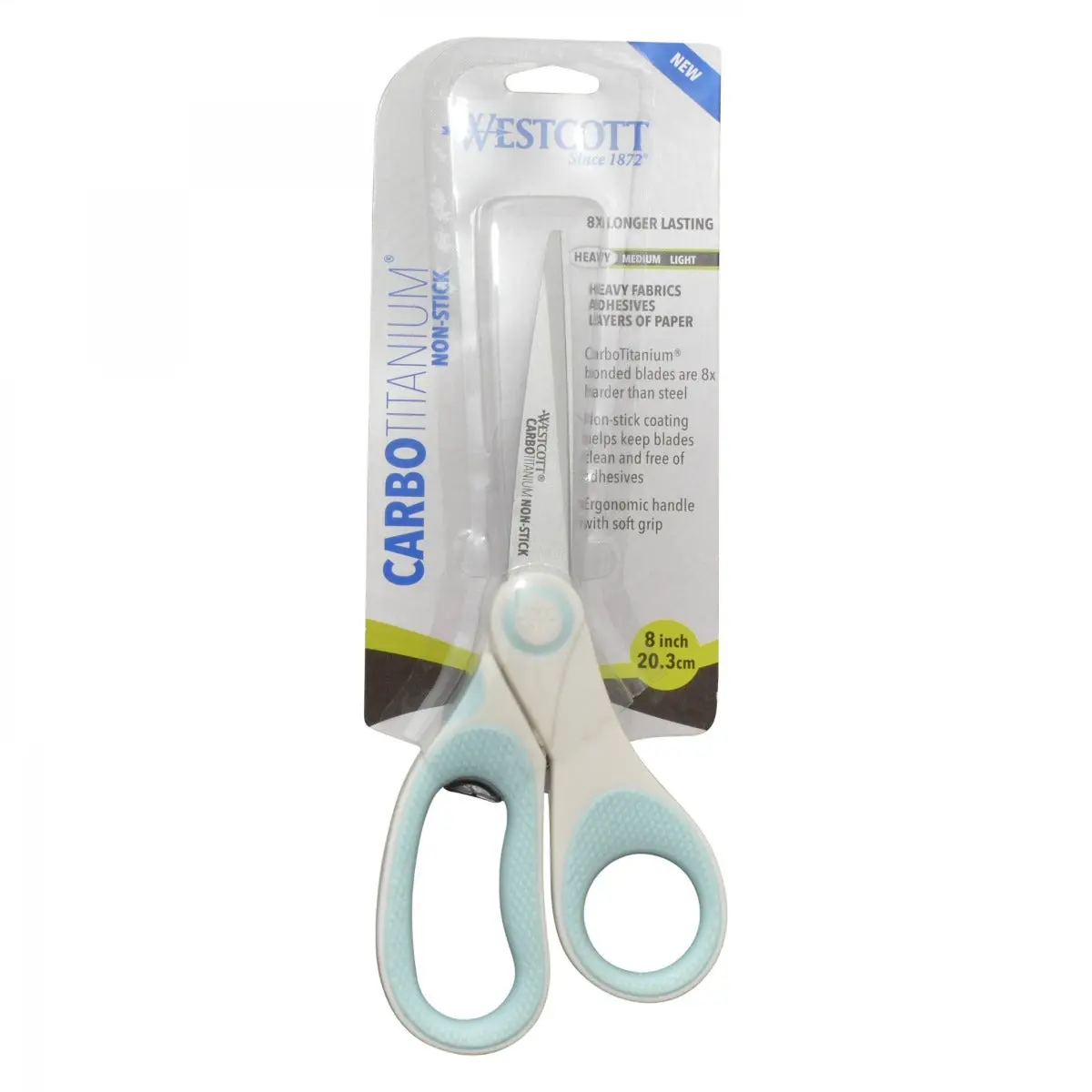 Westcott 8" CarboTitanium Non-Stick Scissors (17568)