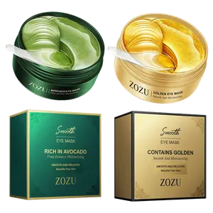Avocado & Gold Eye Mask – Use Avocado Eye Mask During The Day And Gold Eye Mask At Night – Natural Moisturizing Eye Mask, Reduces Puffiness, Soothing Dry Skin, Eye Care Product For Daily Use