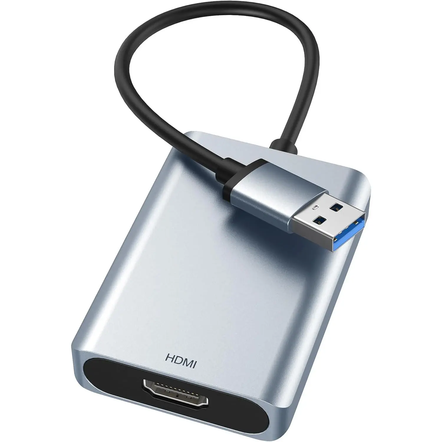 USB 3.0 to HDMI Audio-Video Converter Adapter for Multiple Monitors, 1080P Screen Output, Plug-and-Use Capability (Driver Required) for Computer & Devices, Audio-Video Accessories