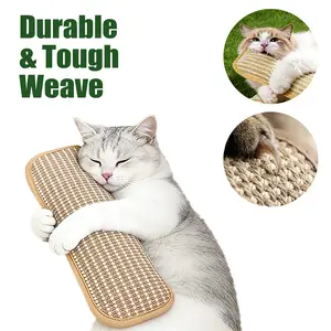 Cat Toy Pillow, Durable Chew Pad, Ideal for Cats to Play Alone, Scratching Pad, Relieves Boredom, Stimulates Playfulness