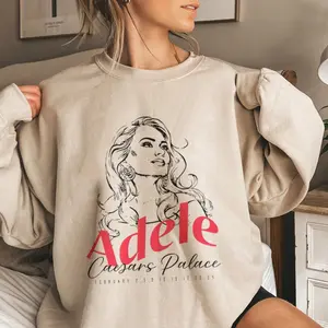 Adele 2024 Tour Shirt, Adele Merch Shirt, Adele T-Shirt, Adele Lover Shirt, Musician Shirt, Adele Line Art Shirt, sweatshirt, Hoodie, Gift for fans