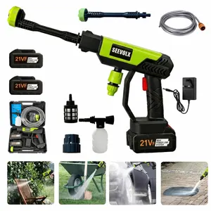 SEEVOLX Cordless Pressure Washer and Single Port Charger Base, Bottle Portable Washer for Car,Home Cleaning & Garden Watering