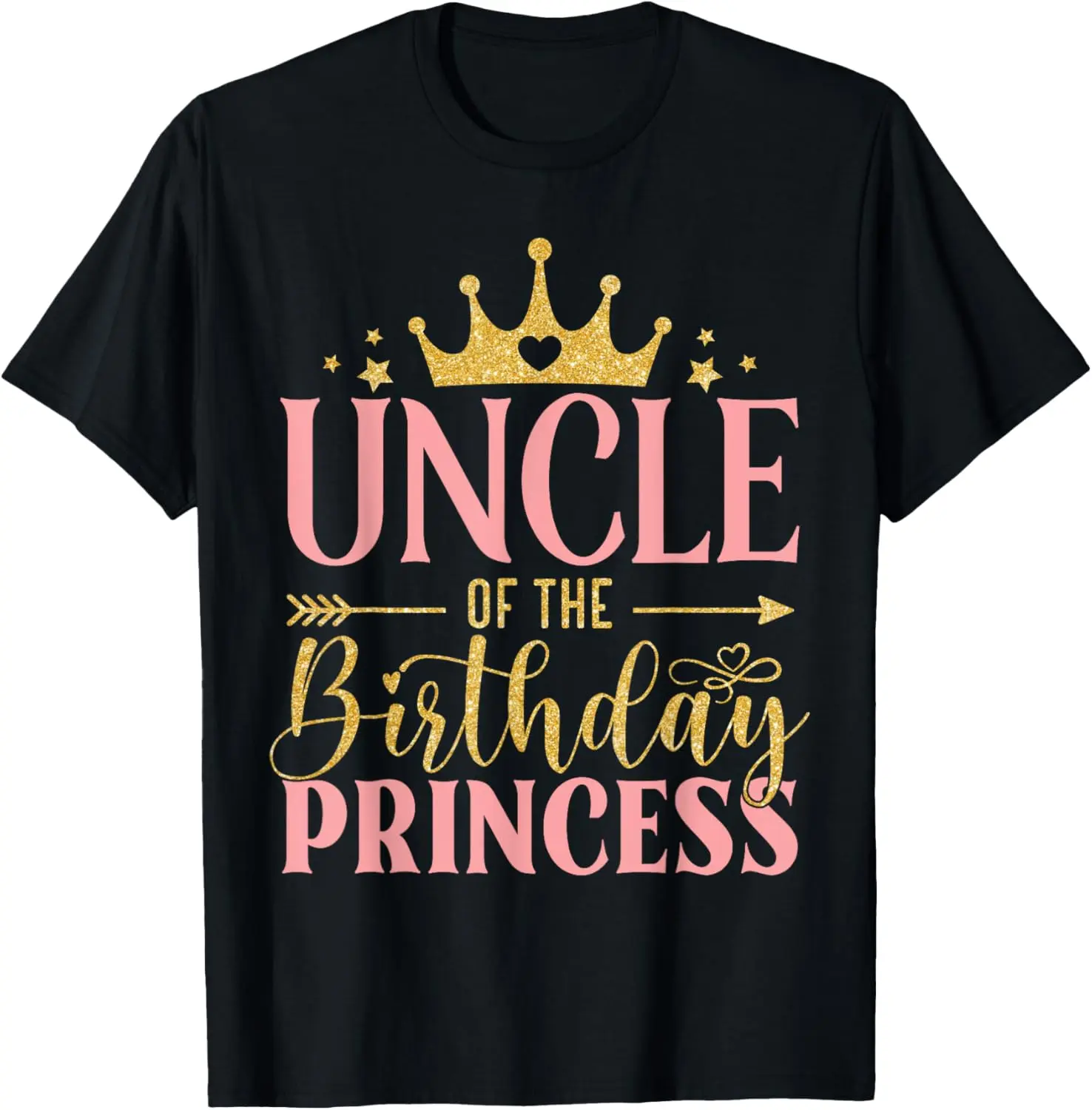 Birthday For Girl Outfit Uncle Of The Birthday Princess T-Shirt