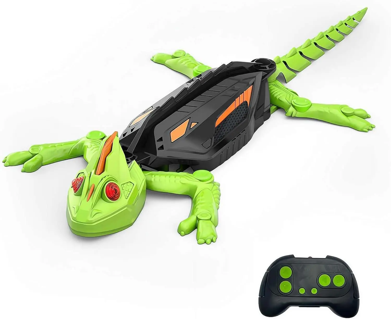 Rechargeable Remote Control Animal Toy - 360-Degree Crawling & Rolling, Light-Up Electric Prank Toy, Kids' Birthday Gift