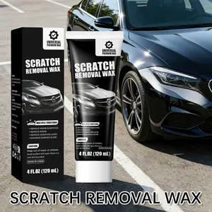 NUAN Car Scratch Repair Paste – Restores Paint From Scratches/Oxidation/Stains, Safe For All Finishes, White & Black Variants, Includes Sponge + Towel. Car Maintenance Essential.