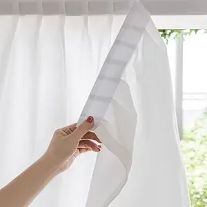 Modern No-Punch Self-Adhesive Blackout Window Cover Curtains, Thermal Insulation for Bedroom & Living Room, Easy to Clean & Detach, Easy Install Curtain, Thermal Insulated Curtain