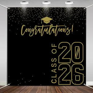 2026 Graduation Ceremony Backdrops, Graduation Party Photo Backdrops, Large Booth Props, Celebration Banners, 2026 Graduation Party Decorations