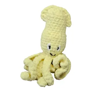 Crochet Squid (Big) Amigurumi Plushie, Cute gift & decoration, Christmas gift Plush