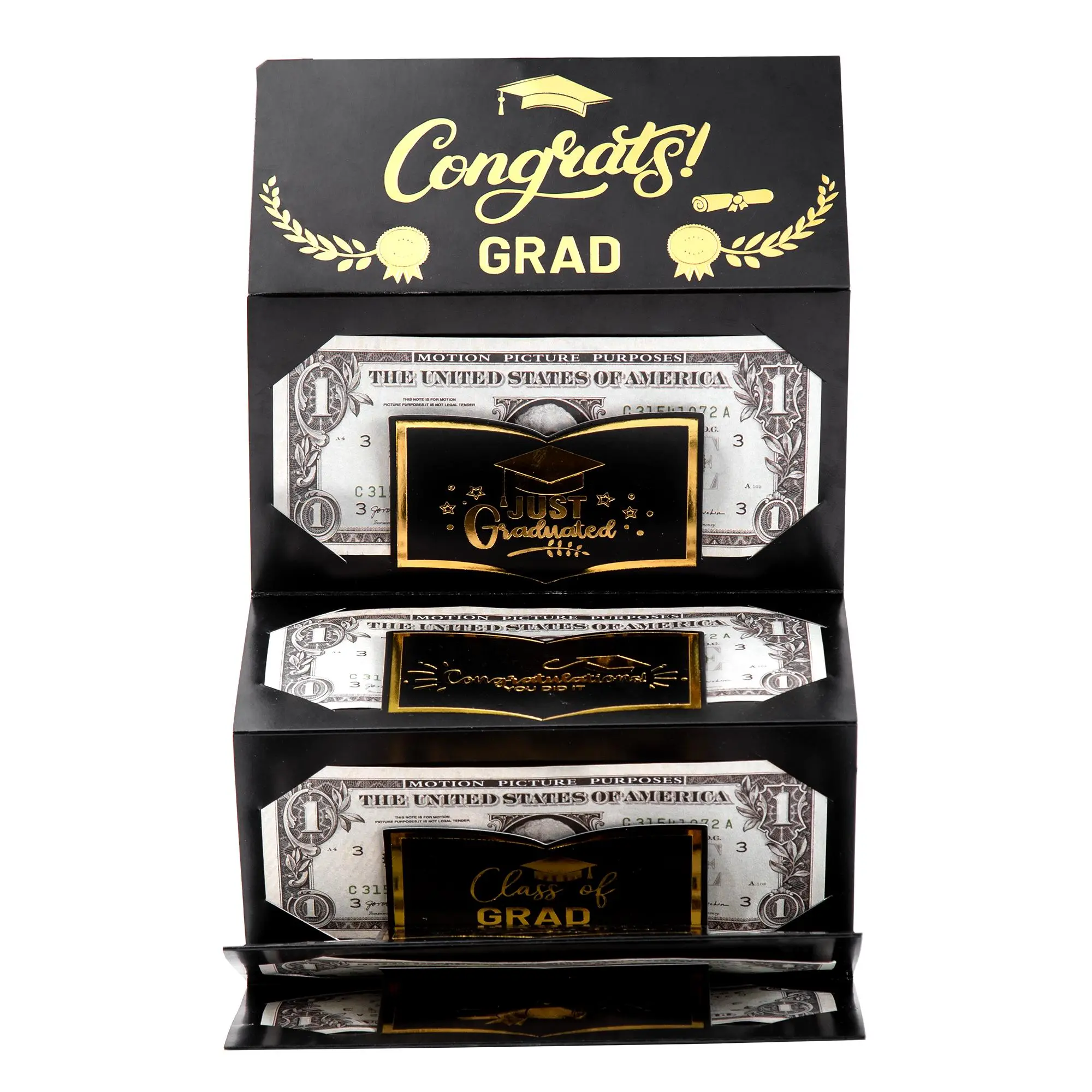 Graduation Gift, Creative Money Holder with Gift Box and Graduation Greeting Card, Party Supplies for Graduation Ceremony, Party Gifts, Gift Boxed