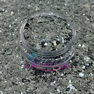 Platinum Metallic Chunky Glitter - Silver Glitter