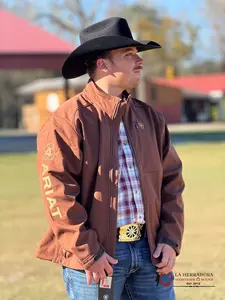 ARIAT JACKET LOGO 2.0 SOFTSEHLL POTTING SOIL- 10058156 ARIAT JACKET LOGO 2.0 SOFTSEHLL POTTING SOIL- 10058156