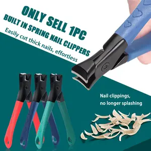 1-piece set including heart-shaped nail clippers, stainless steel nail file, precision trimming tool with splash-proof design, suitable for toenails and fingernails