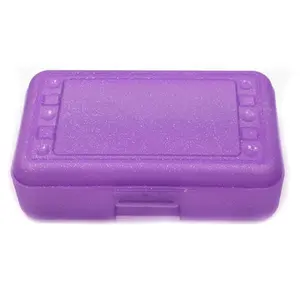 Romanoff Products  Pencil Box, Purple Sparkle - 12 Each