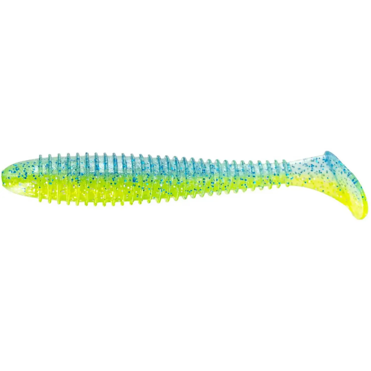 Big Bite Baits Pro Swimmer Paddle Tail Swimbait - 3.8 in Artificial Fishing Lures, Soft Plastics, Fishing Soft Plastic, Ballhead Jig (Pack of 6)
