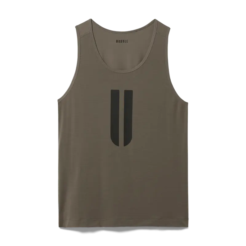 NOBULL Men's U Tank in Dark Fallen Rock
