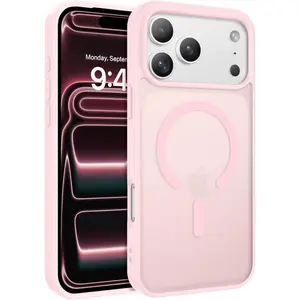 Magnetic Transparent Cute Phone Case, Compatible with iPhone 17 Pro Max, iPhone 16, iPhone 15 (Shockproof), iPhone 14/13 (Wireless Charging Supported), iPhone 12 & iPhone 11 | MagSafe Protective Case