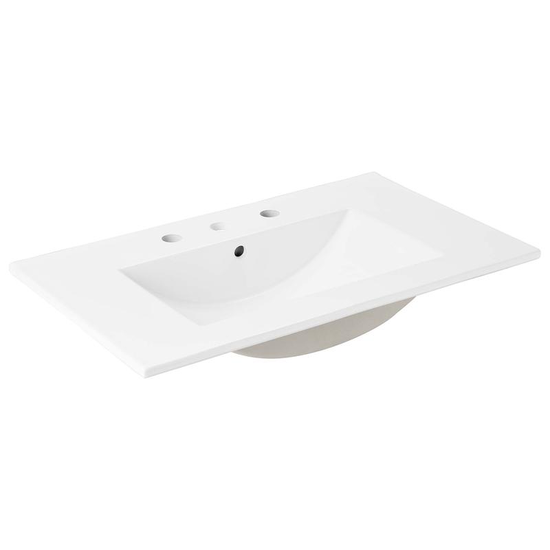 Cayman 30" Bathroom Sink in White