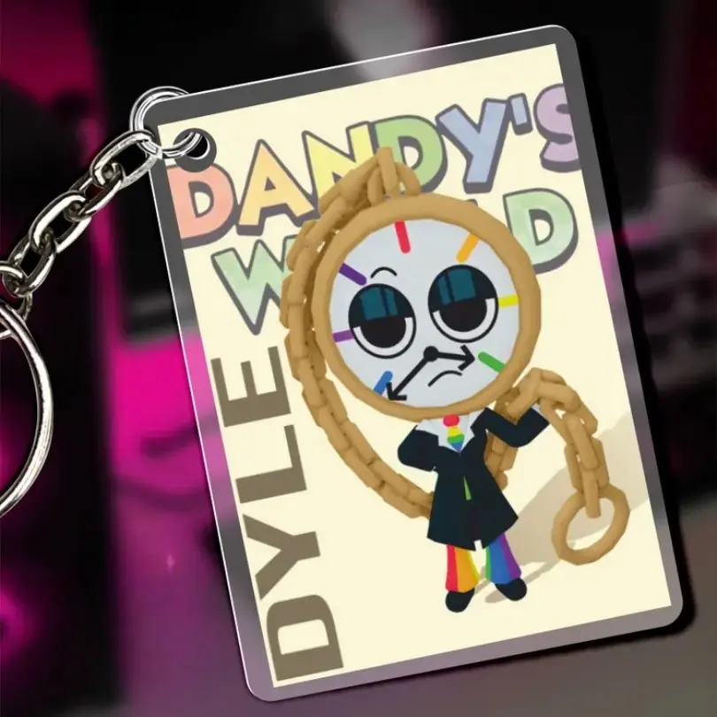 Dandy's World Keychain Acrylic Charms, Dandys World Character