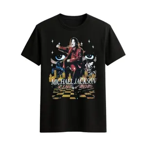 Michael Jackson King of Pop Shirt – Vintage Concert Graphic Shirt, Classic Music Icon T-Shirt, Retro Fan Gift, Men’s Tops