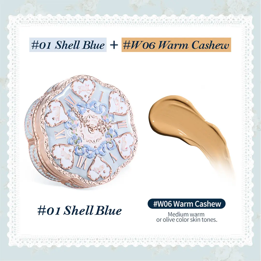 W06 Warm Cashew (Shell Blue Case)