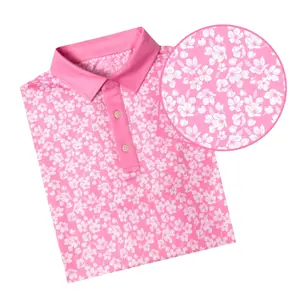 Azalea Polo - ​​Pink, Lightweight, Master Golf Shirt, Golf Polo Shirt, Polo Golf 3D, Style 3D Golf, Gift For Men, For Boy Friend