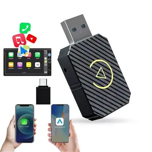 NextQube 2 in 1 Wireless Apple CarPlay Adapter for Factory Wired Cars from 2016 Onwards - 2-in-1 Wireless CarPlay & Android Auto Adapter Easier Connectivity Compatibility Stable, Faster, Automotive