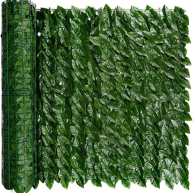 Artificial Ivy Leaf Fence, Faux Ivy Leaf Fence, Decorative Fence for Outdoor Garden, Garden & Patio Decoration Supplies