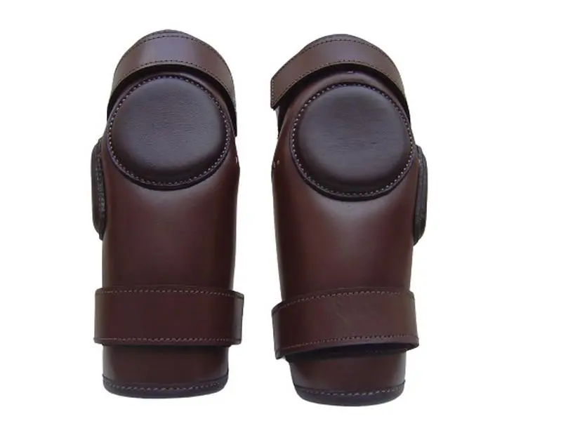 Polo/Horse Riding Knee Guards 100% Real Leather For Ladies & Kids
