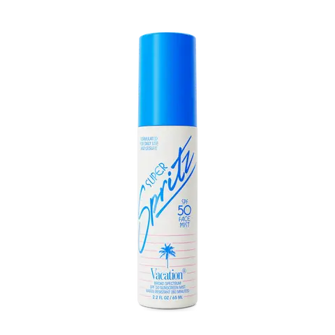 Super Spritz Face Sunscreen Spray - SPF 50 | 2.2 Fl Oz. Daily Face Susncreen Mist, Lightweight, Water-Resistant, Non-Comedogenic, Vegan