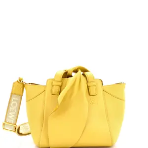 Pre-owned Loewe Leather Top Handle Bags Hammock Nugget Bunny Bag Small by Rebag