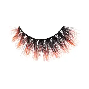 KISS Halloween Decorated False Eyelashes with Gem Sticker - Pumpkin Potion