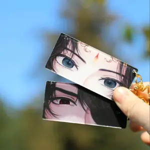 TGCF XIELIAN & HUACHENG Acrylic Eye Bar painting keychain that changes color in the sun Keychain