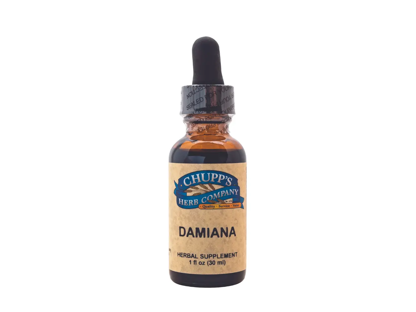 Chups Herb Company Damiana Herbal Supplement 1 fl oz 30 ml Traditional Remedy for Sexual & Mental Health Enhanced Health Benefits