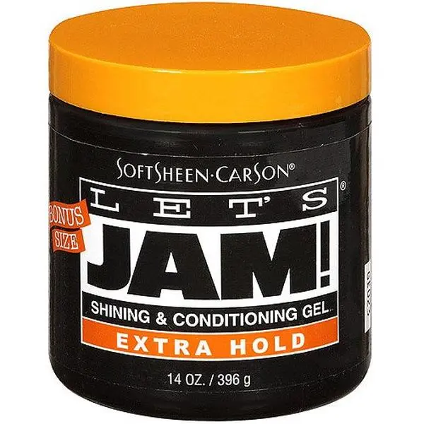 Let's Jam Extra Hold Shining & Conditioning Hair Gel, 14oz Unisex Haircare Product for Dry Hair to Achieve Smooth Styles
