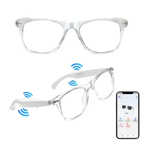 Wireless Glasses Headphones Combo with Microphone, Stylish Over-Ear Earbuds for Daily Use, Fashionable Audio Accessories