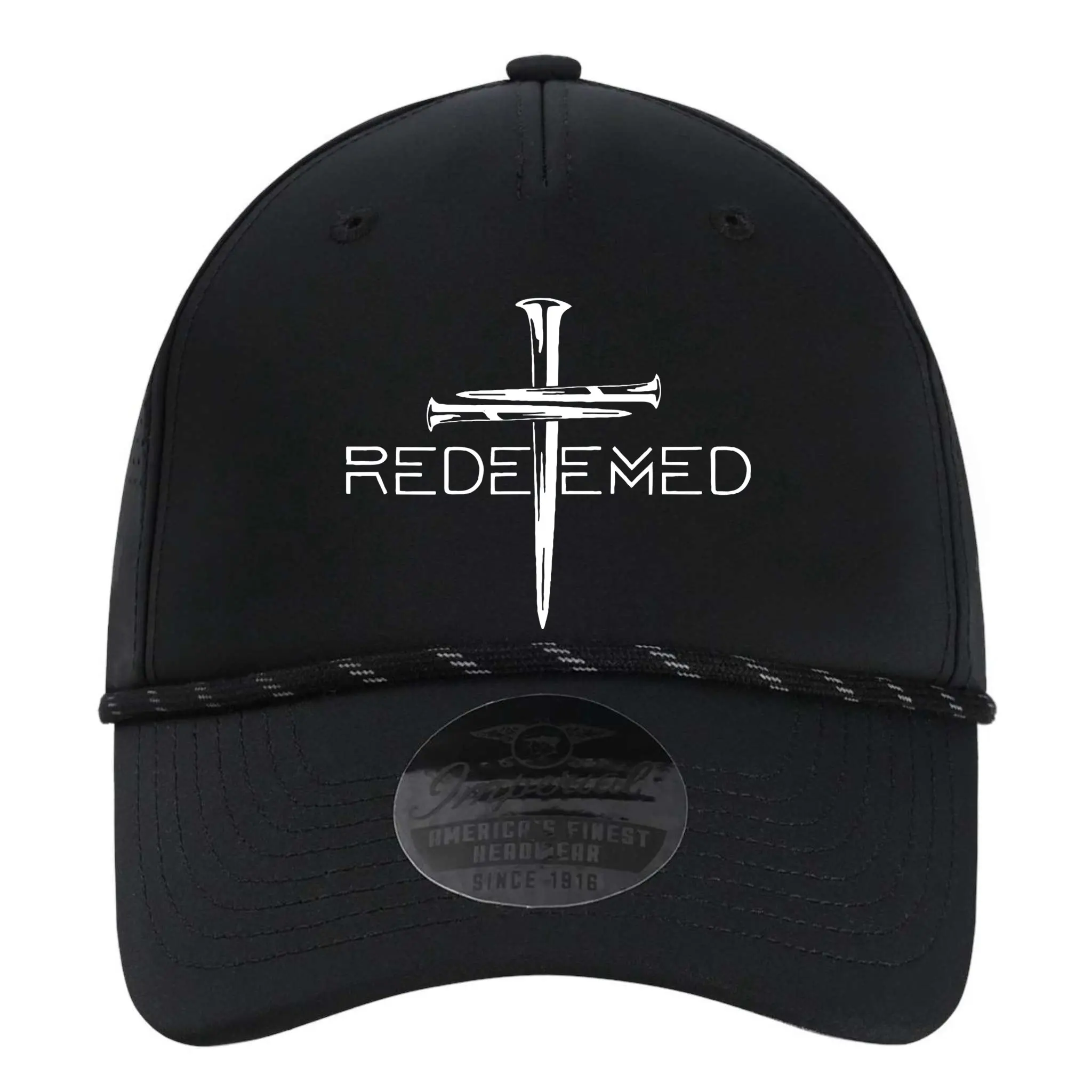 Redeemed Jesus Christ Died For My Sins 3 Nails Cross Christian Catholic Performance The Dyno Cap Hat