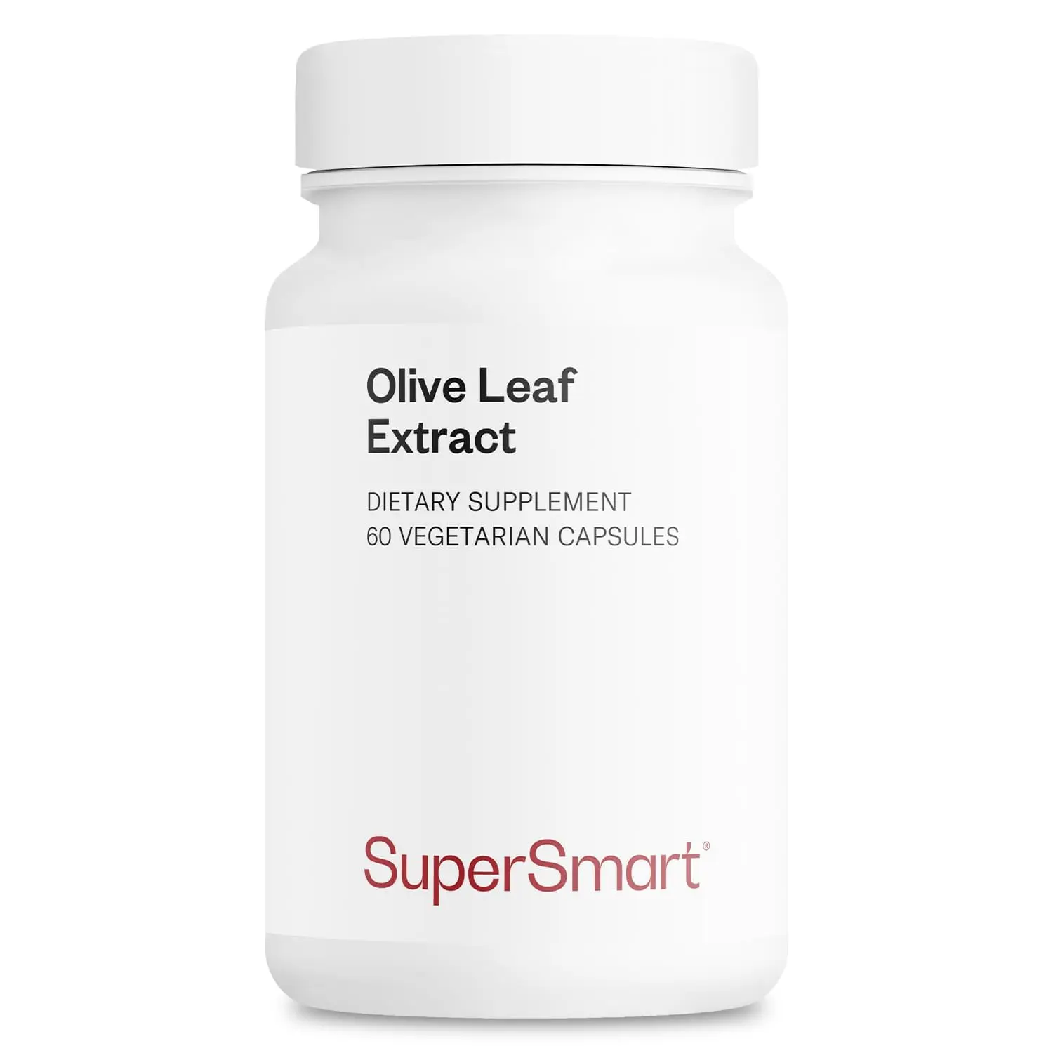 SUPERSMART - Olive Leaf Extract 250 mg Per Day - Standardized to 32% Oleuropein - Immune System Booster | Non-GMO & Gluten Free - 60 Vegetarian Capsules