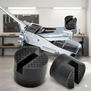 Heavy Duty Durable Car Floor Jack Pad Adapter with Frame Protection, Safe Lifting Support Tool for Vehicle Maintenance, Garage Equipment Rubber Pucks & Pads