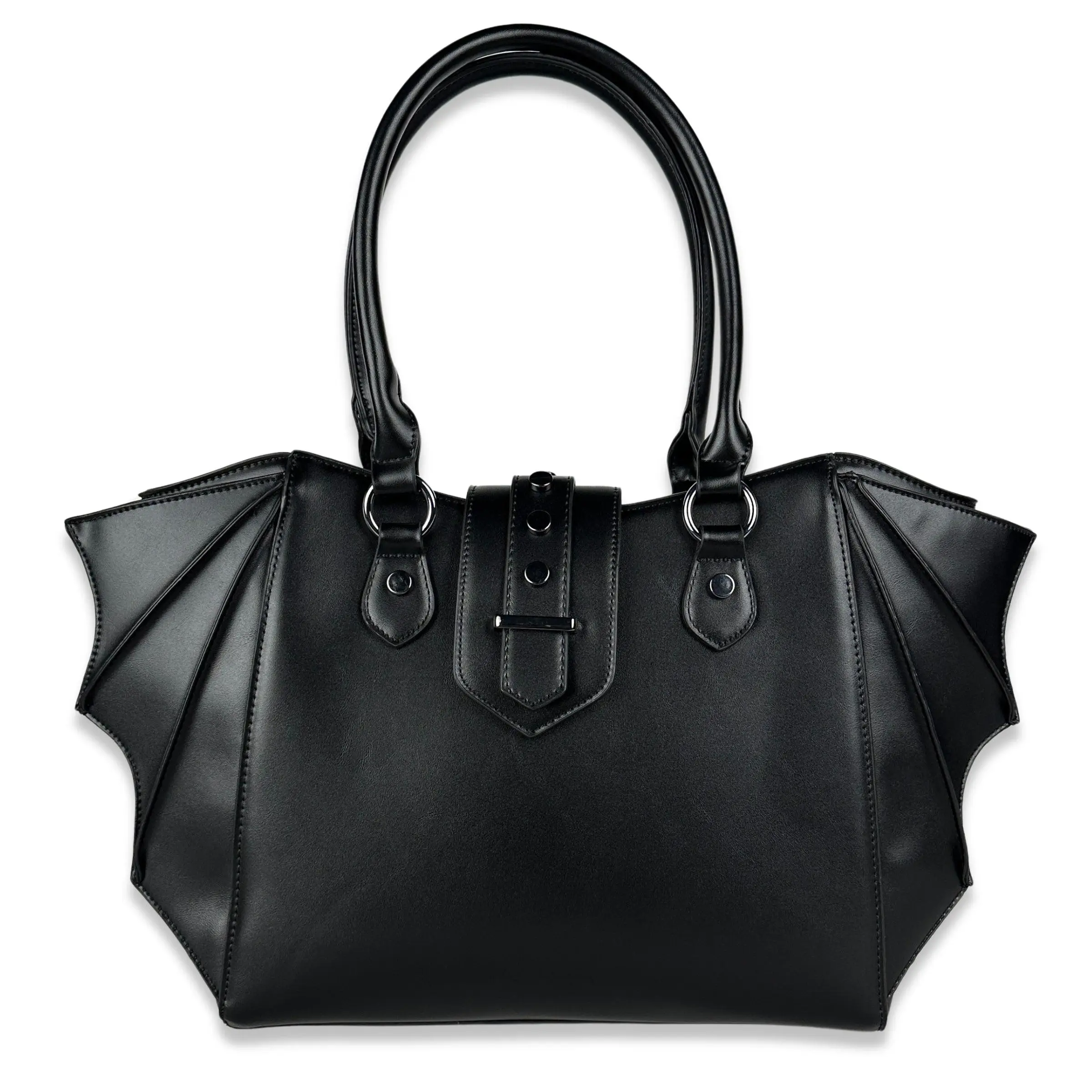 Bat Wing Convertible Shoulder Bags - Corporate Goth