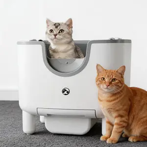 【The lowest price on the whole network for clearance 】 Self-Cleaning Litter Box - Open-Top Automatic Cat Litter Box with Odor Control, Safety Features, and Easy Maintenance