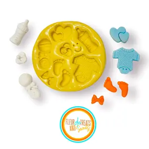OH BABY! BABY! Food Safe Silicone Mold For Fondant and Gum Paste BABY MOLD