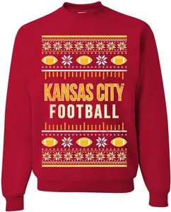 KC Hometown City World Champions KC Fantasy Football Sports Crewneck Graphic Sweatshirt