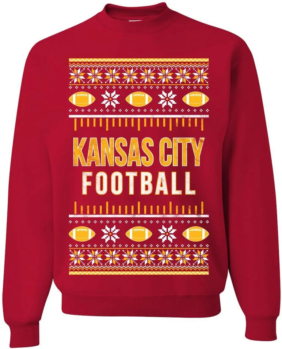 KC Hometown City World Champions KC Fantasy Football Sports Crewneck Graphic Sweatshirt
