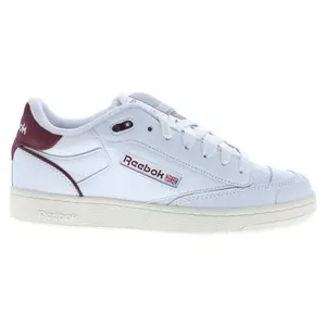 Reebok Club C Bulc White Classic Burgundy (men) by StockX