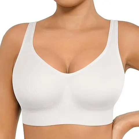 FeelinGirl #live Wireless Bras for Women Built-in Soft Cups no Underwire Bralettes flexible Straps Full Coverage Everyday Bras live stream#15