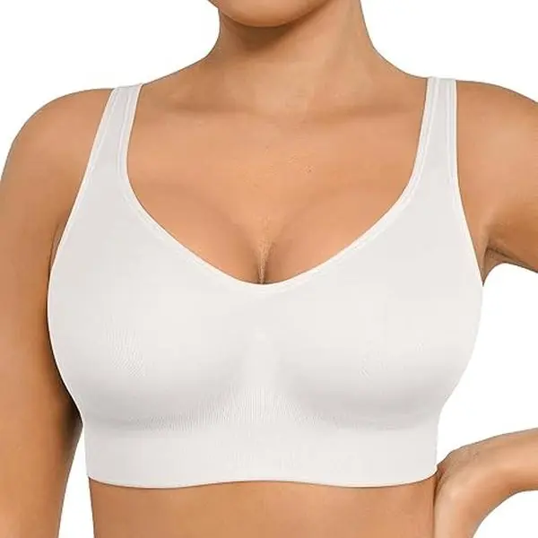 FeelinGirl #live Wireless Bras for Women Built-in Soft Cups no Underwire Bralettes flexible Straps Full Coverage Everyday Bras live stream#15