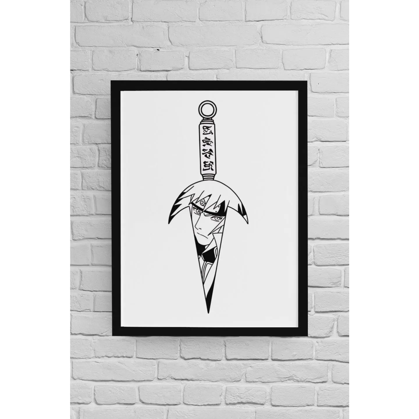 Minato Namikaze Naruto Fourth Hokage Flying Thunder God Kunai Anime Lover Gift Anime Wall Decor Naruto Art Manga Art