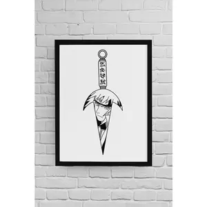 Minato Namikaze Naruto Fourth Hokage Flying Thunder God Kunai Anime Lover Gift Anime Wall Decor Naruto Art Manga Art