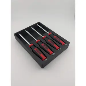 Icon Mini Torx Screwdriver Holder – Gridfinity 3D Printed Organizer For 4-Piece Set